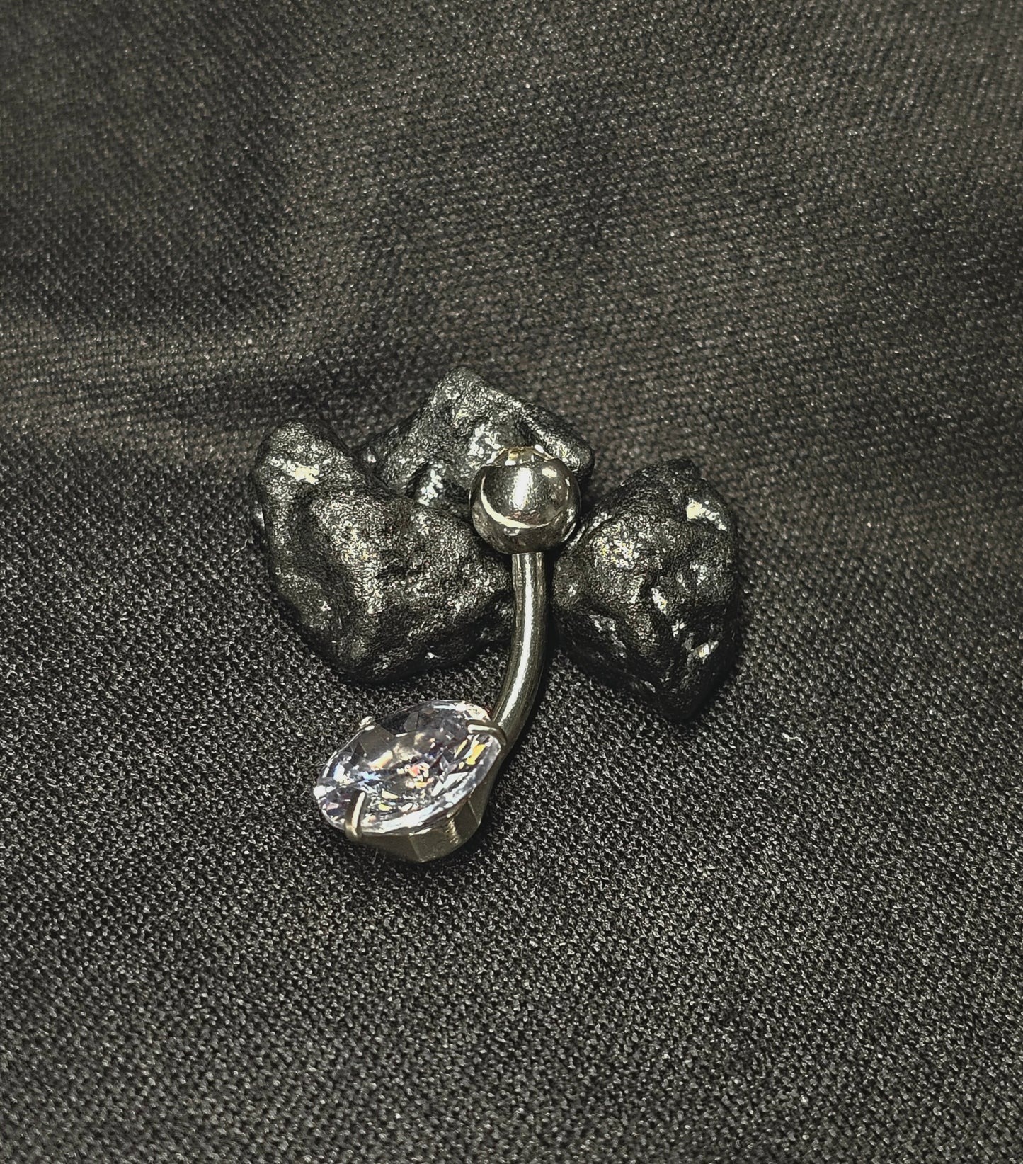 White chrystal navel 1.6mm