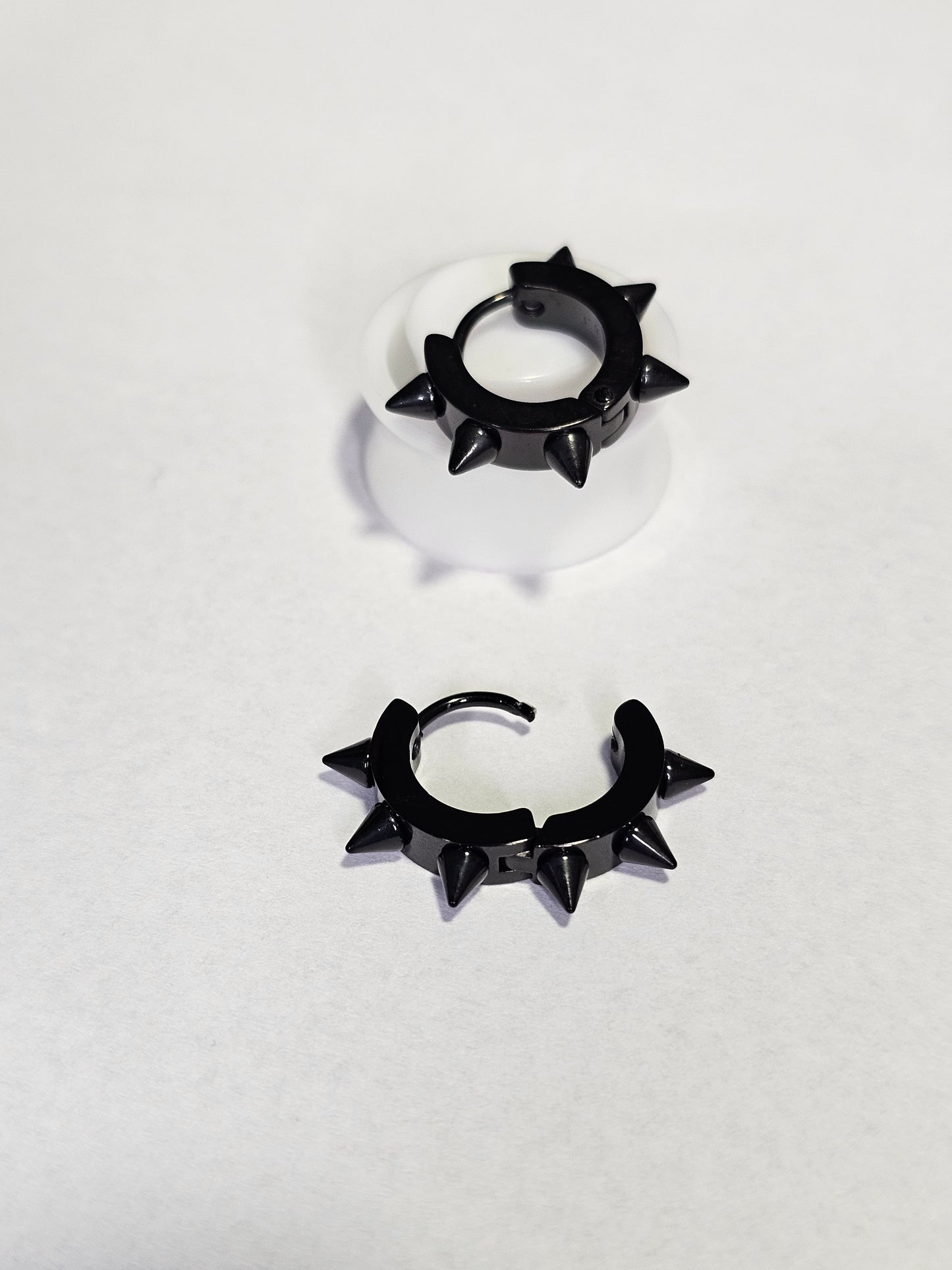 Black round spikes